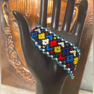 Vintage Beaded Bracelet Made in Africa